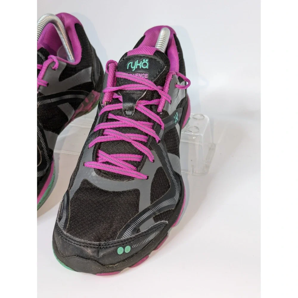 Ryka Influence Women's Size 9M Black Pink Training Fitness Sneakers Shoes